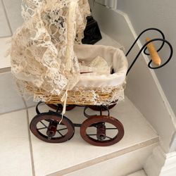 Baby Carriage With Doll $20