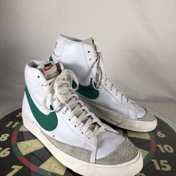 Nike Blazer Mid 77 Vintage Lucid Green White Sneakers Shoes Basketball Men 14