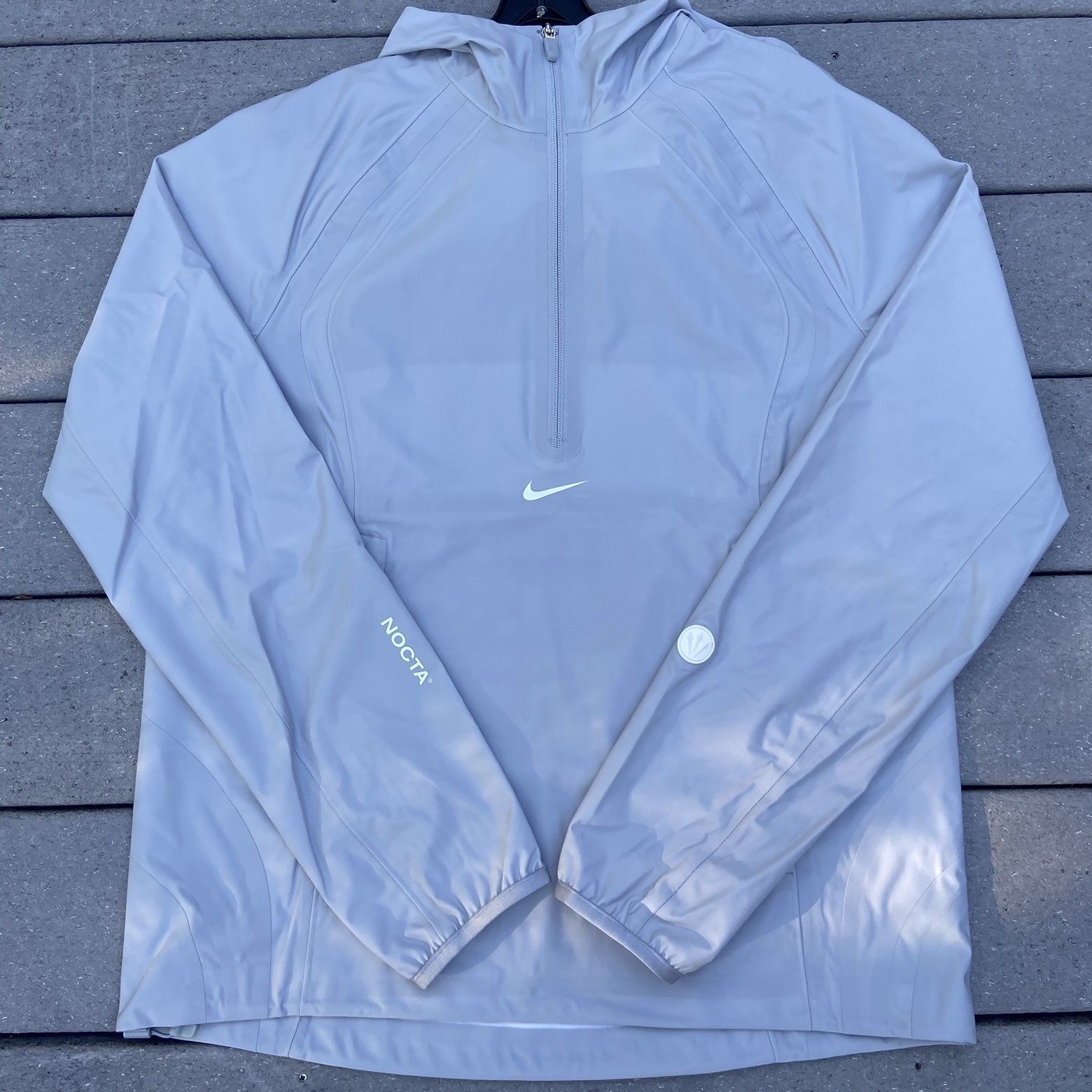 Nike x Drake NOCTA Grey Golf Jacket Half Zip Size Men's Small