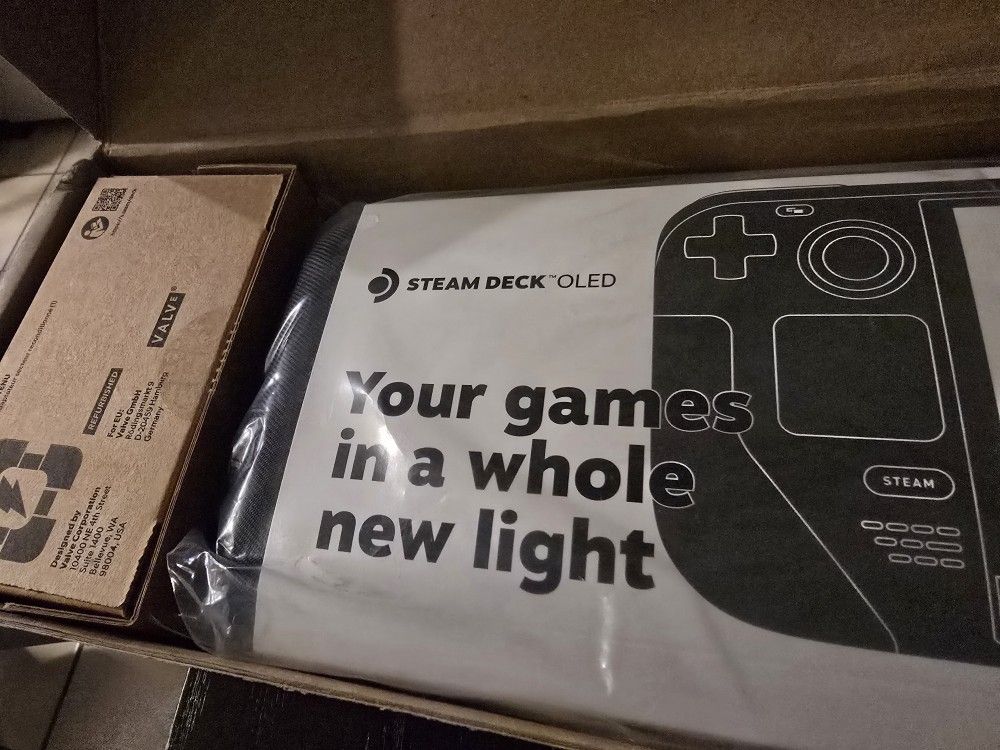 STEAM DECK OLED 1TB NEW SEALED WITH RECEIPT AND WARRANTY 