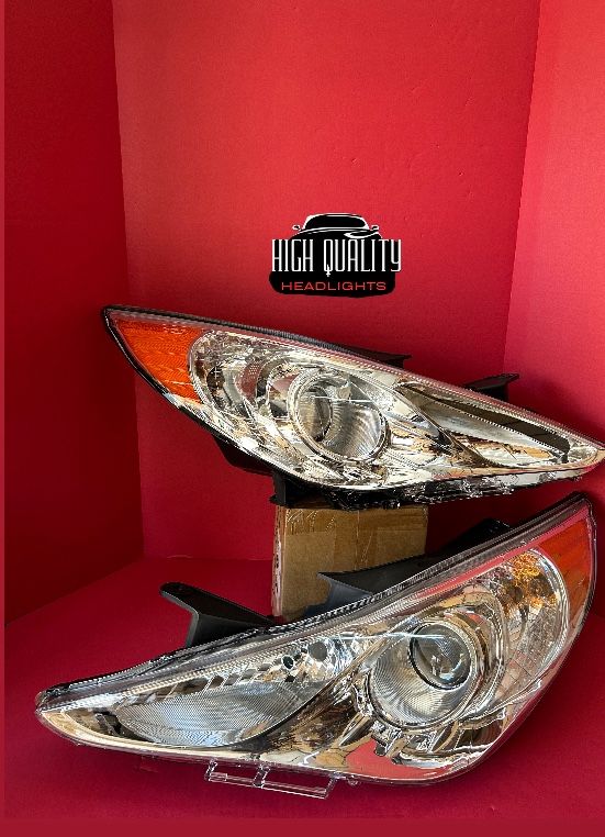 Hyundai Sonata 2011. 2014 headlights.