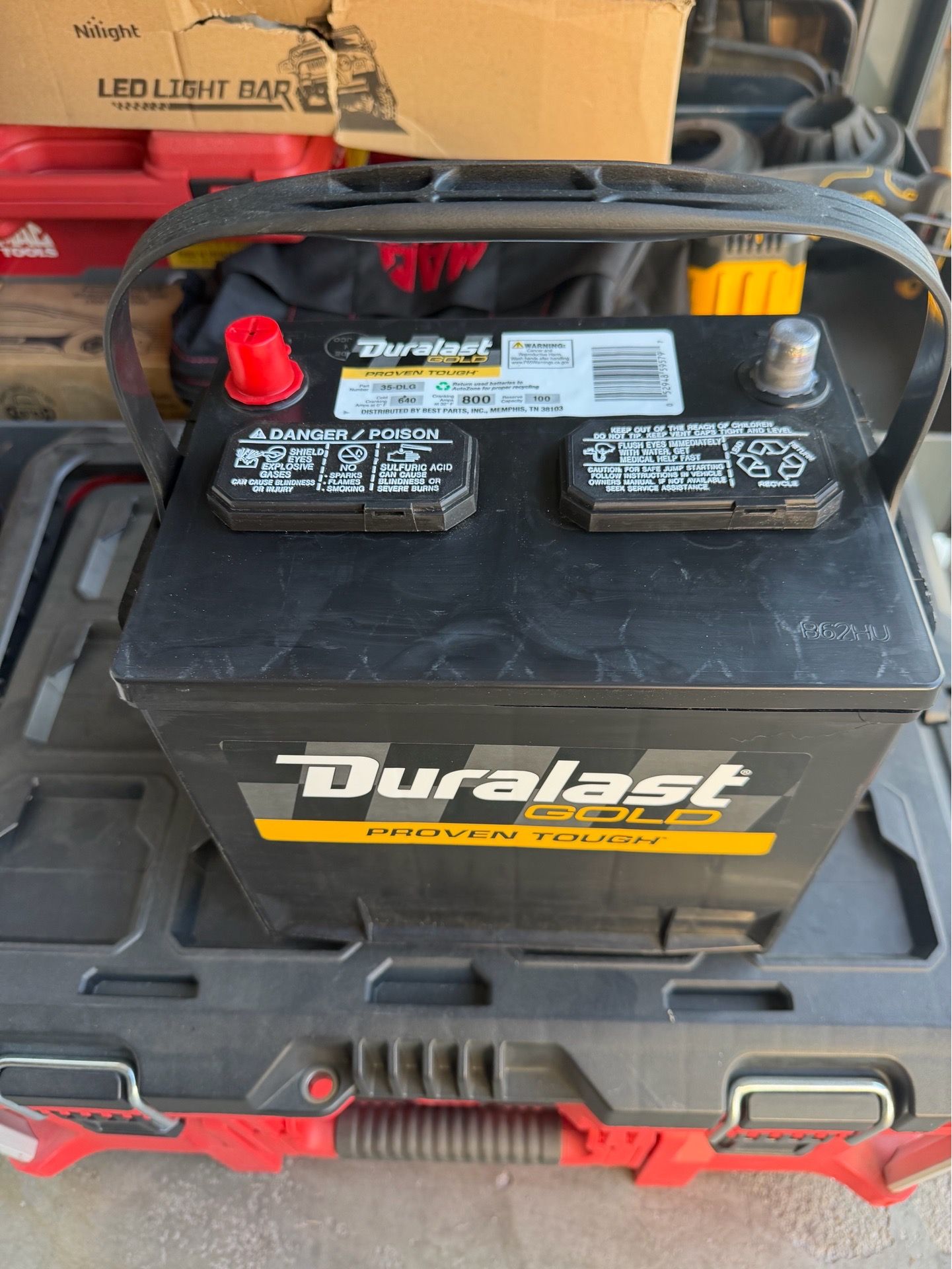 Group 35 Duralast Gold Battery