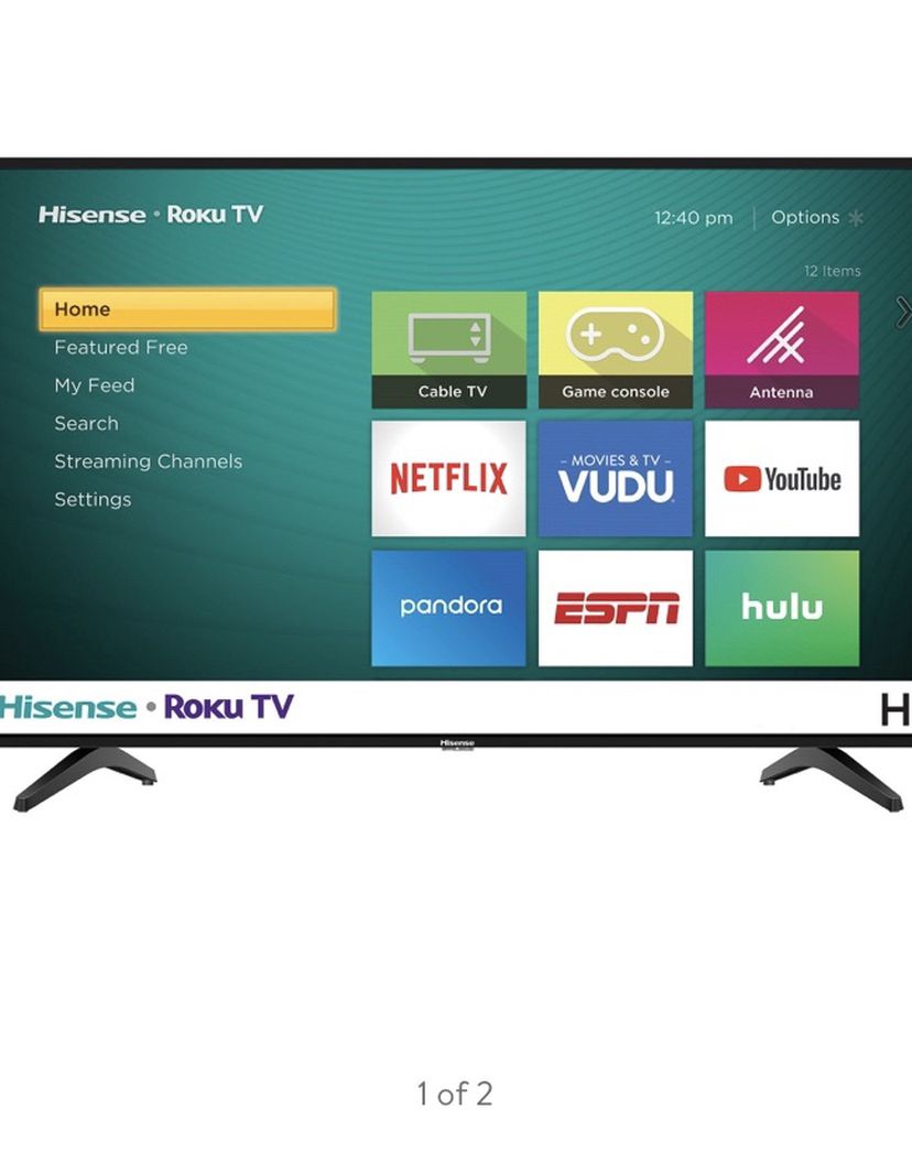 Roku TV By Hisense 32”, Excellent Condition
