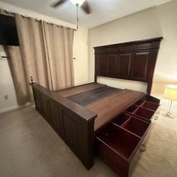 Cal King Bed Frame With Storage