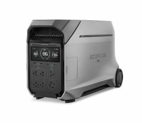 EcoFlow DELTA Pro 3 with 400W Solar Panel 4000 -Watts Portable Power Station