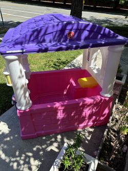 Step2 Four Seasons Pink and Purple Playhouse for Toddlers