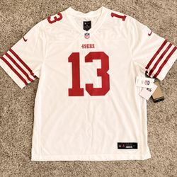 Men’s San Fransisco 49ers Brock Purdy Nike White Game Player Jersey - New
