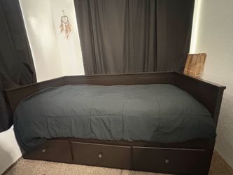 IKEA HEMNES twin bed with drawers
