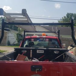 Kolbalt Aluminum Tool Box And Adjustable Steel Tube Ladder Racks 