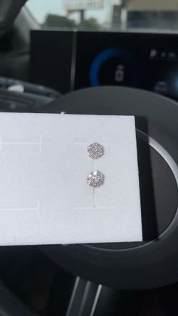 Moissanite earrings