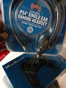 Playstation 4 controller/headset bundle...