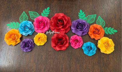 Fiesta theme Paper flowers 🌺