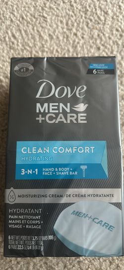 Dove men care bar soap (clean comfort) $ 9 dollars 