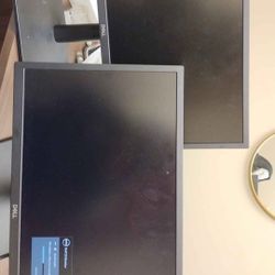 2 Dell monitors