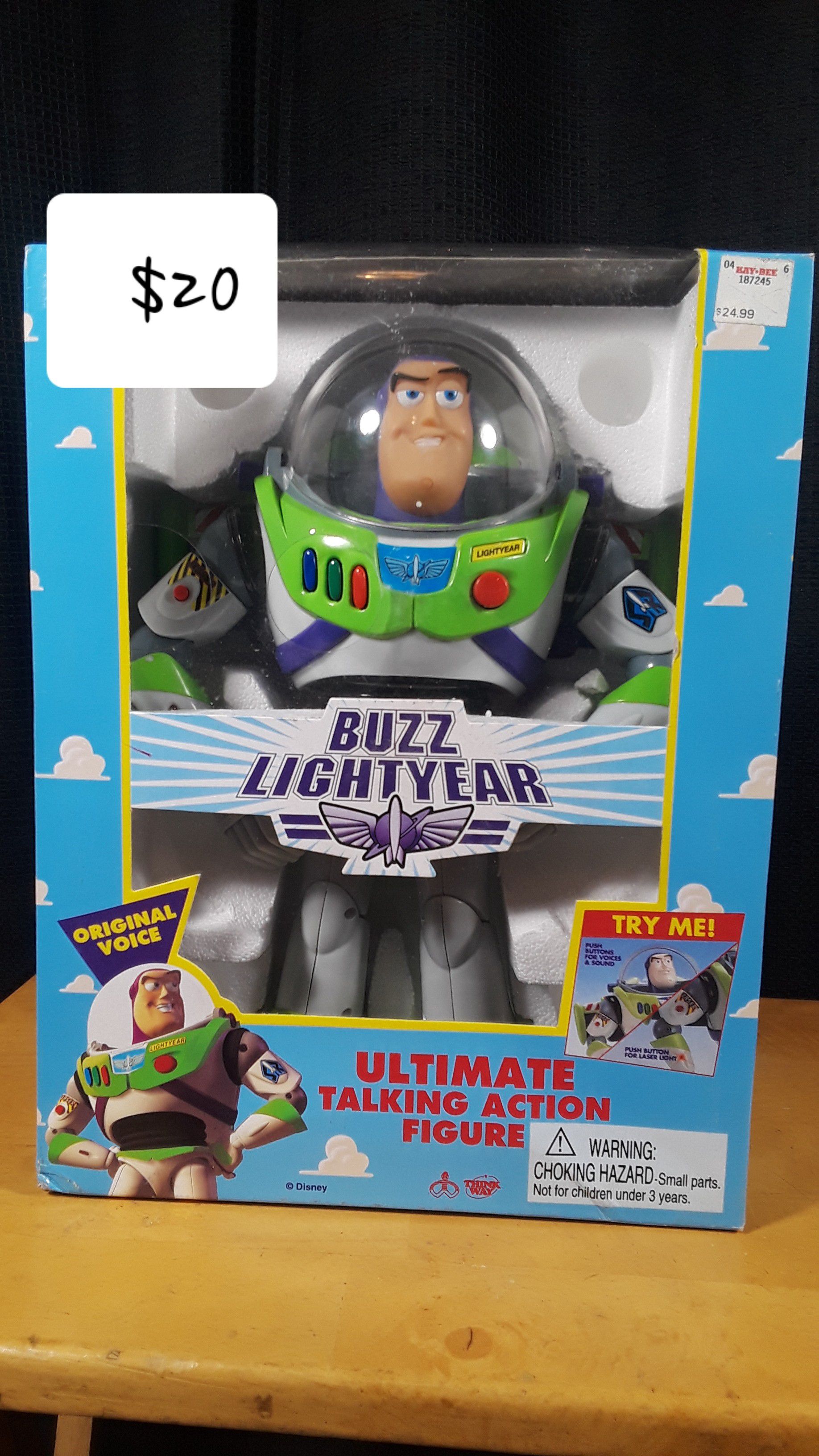 Original Buzz Lightyear talking action figure