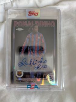 Ronaldinho 10/10 card!