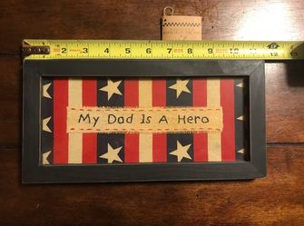 Patriotic Framed Sign
