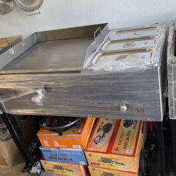 Taco Carts/ Planchas Nuevas Con Quemador I Mangera I Regulador En Especial Con Mangera I Patas Desmontables 