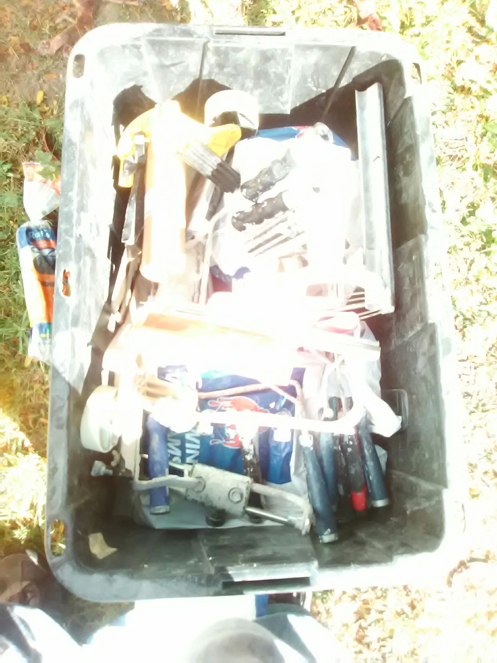 Box of painting tools