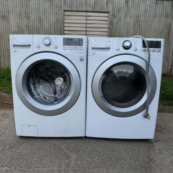 LG Washer And Electric Dryer 