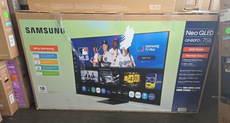 75QN80F 75” Samsung smart Neo Qled hdr 4k TV 