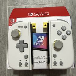 HORI Switch Split Pad Compact (Light Gray / Yellow) 