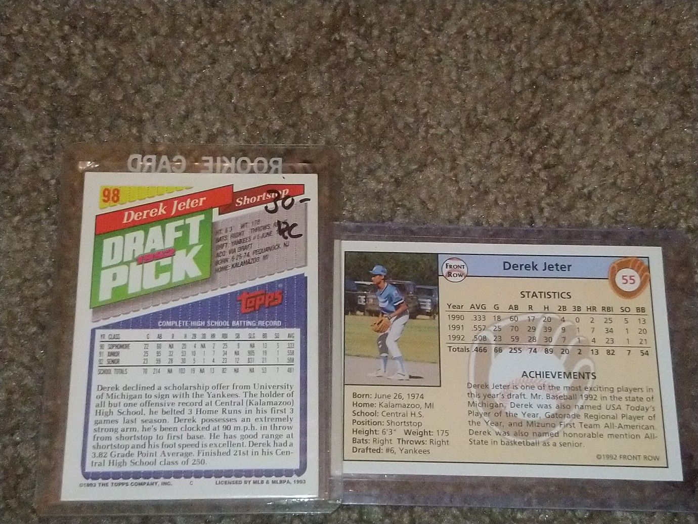 Derek Jeter Rookie Card for Sale in Carlisle Brks, PA - OfferUp