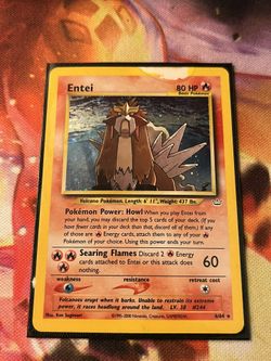 entei holographic pokemon card value 2005 Nintendo Ex Unseen Forces Entei-Holo Gold Star Listed cards may have imperfections. Pokmon TCG Entei Neo Revelation