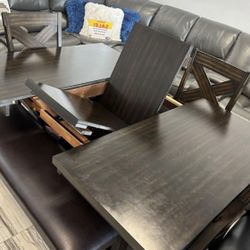 Kelly Dining Room With Bench Starting At $599