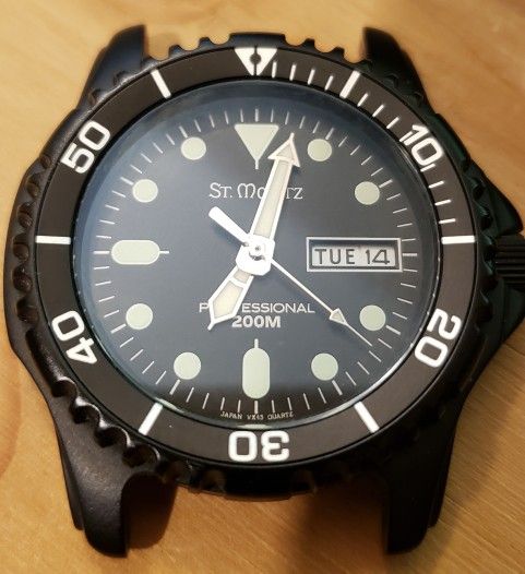 Rare St.Moritz Dive Watch With Box