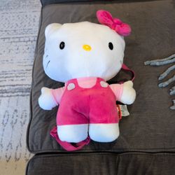 Hello Kitty Plush Backpack