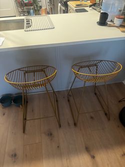 Counter stool - metal frame (set of 2)