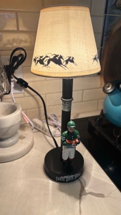 Santa Anita Racetrack jockey lamp
