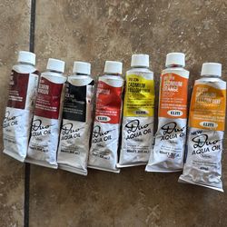 New elite duo aqua oil paint