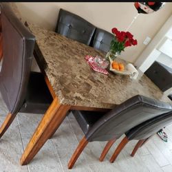 Marble dining table