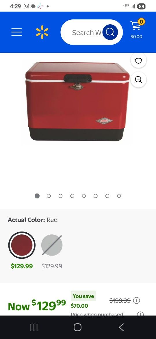 Coleman Vintage 54 Quart Cooler