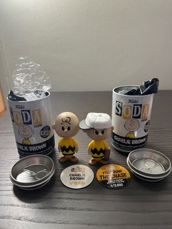 VAULTED LIMITED EDITION CHASE BUNDLE EXC Charlie Brown Hat Glove Bat Funko Sodas Peanuts Baseball