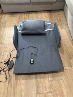 Electric power bed backrest for elderly