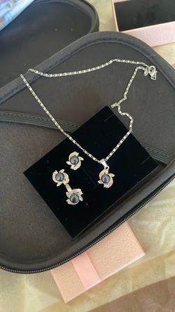 Real black Pearl Set