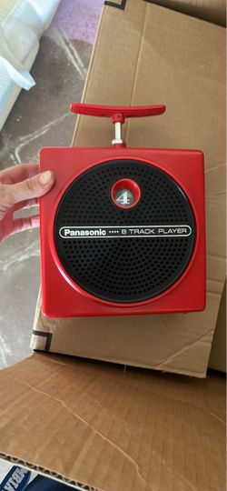 Panasonic 8 Track Player Red Portable