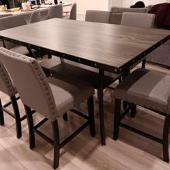 SPECIAL/7pcs Counterheight Dining Set(WAS:$559)