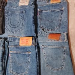 Levi's And True Religion Jeans 