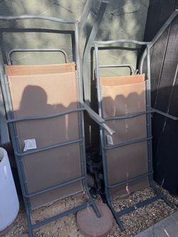 2 lounge chairs