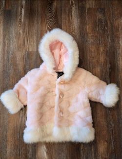 Girls 2T pink dress coat