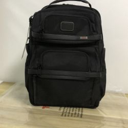 TUMI Alpha Brief Backpack in black