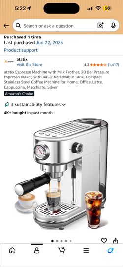 atatix Espresso Machine