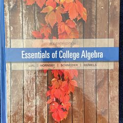 Essentials Of College Algebra 11th Edition