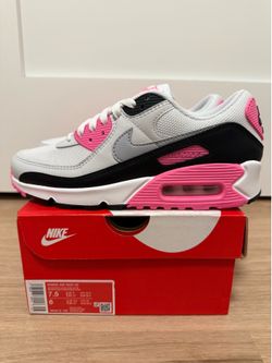 Nike Air Max 90 “White Pink Glow Wolf Grey” Women’s Size 7.5/ Men’s 6 IM4613-100