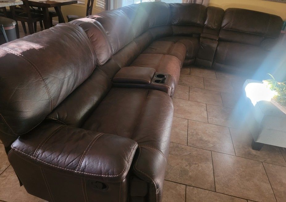 Leather Sectional End Recliners for Sale in Phoenix, AZ OfferUp