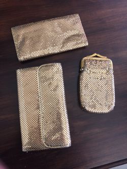 Whitney & David Gold Wallet Set